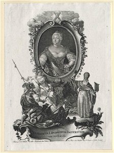 Elizabeth of Russia - engraving 04
