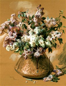 Elizabeth Nourse - Lilacs - 1952.13.90 - Smithsonian American Art Museum