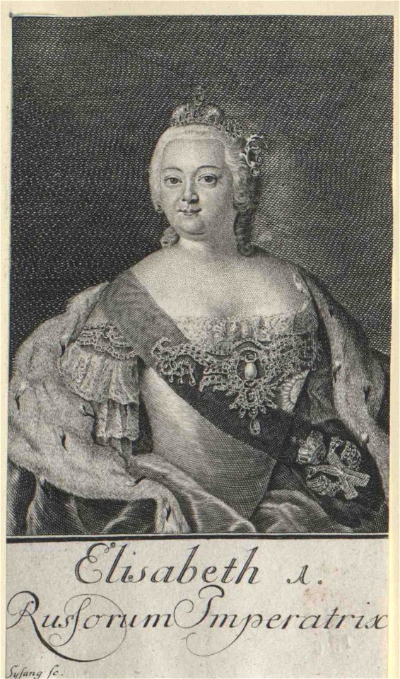 Elizabeth of Russia - engraving after Caravaque 01