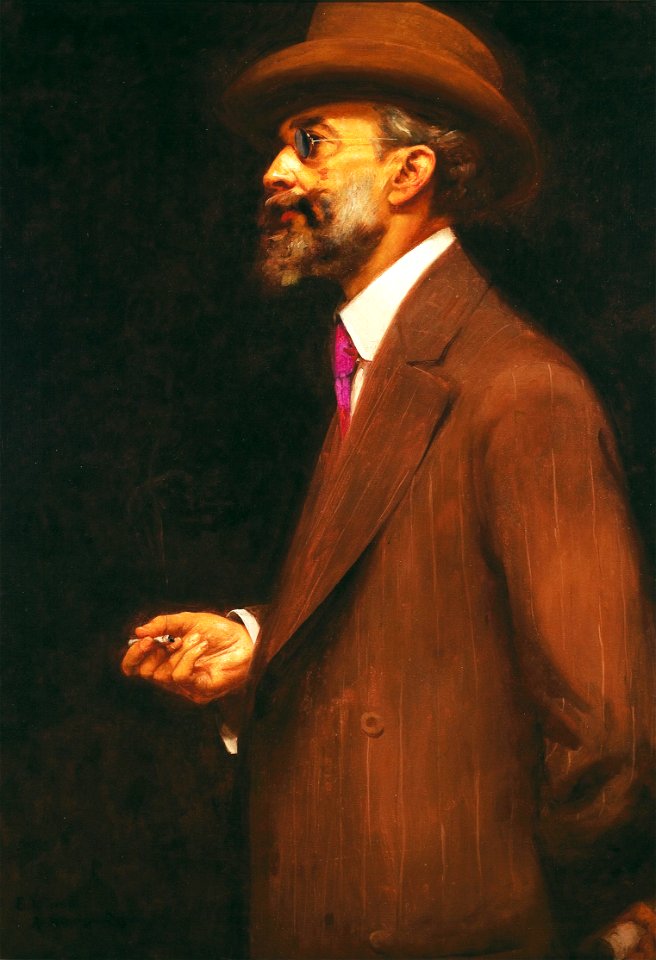 EliseuVisconti-P222-Retrato de Gonzaga Duque