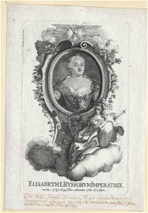 Elizabeth of Russia - engraving 12