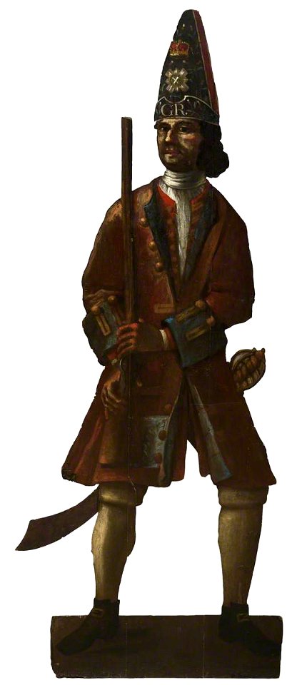 Elizabeth Pickering (1642-1728) (attributed to) - A Guardsman of the Scots Guards (dummy board-silent companion) - 494928 - National Trust