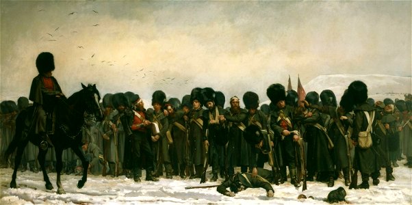 Elizabeth Southerden Butler, Lady Butler (1846-1933) - The Roll Call - RCIN 405915 - Royal Collection