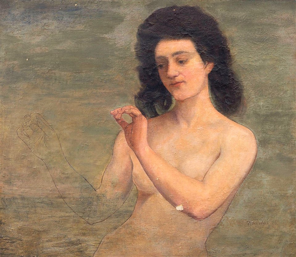 EliseuVisconti-P365-Busto de mulher – Estudo para o anjo coroando São Sebastião