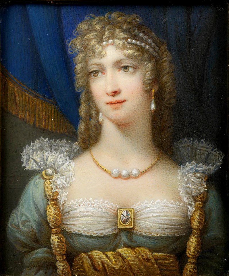 Elizaveta Alexeevna (miniature, Royal coll.)