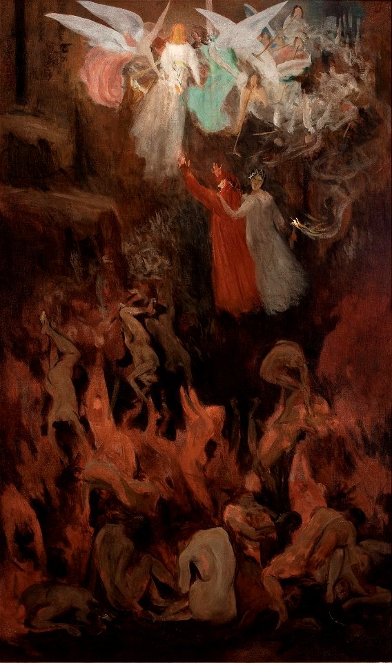 EliseuVisconti-P984-Dante e Virgílio ascendendo ao Paraíso