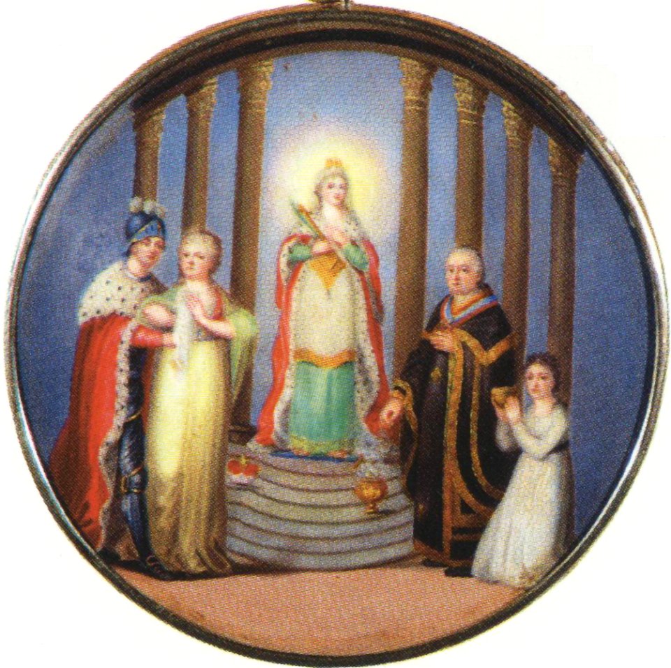 Elizaveta Malinovskaya's medalion (Hermitage)