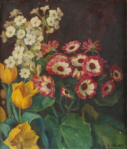 Ella von Reinöhl-Werner Blumenstück mit Tulpen