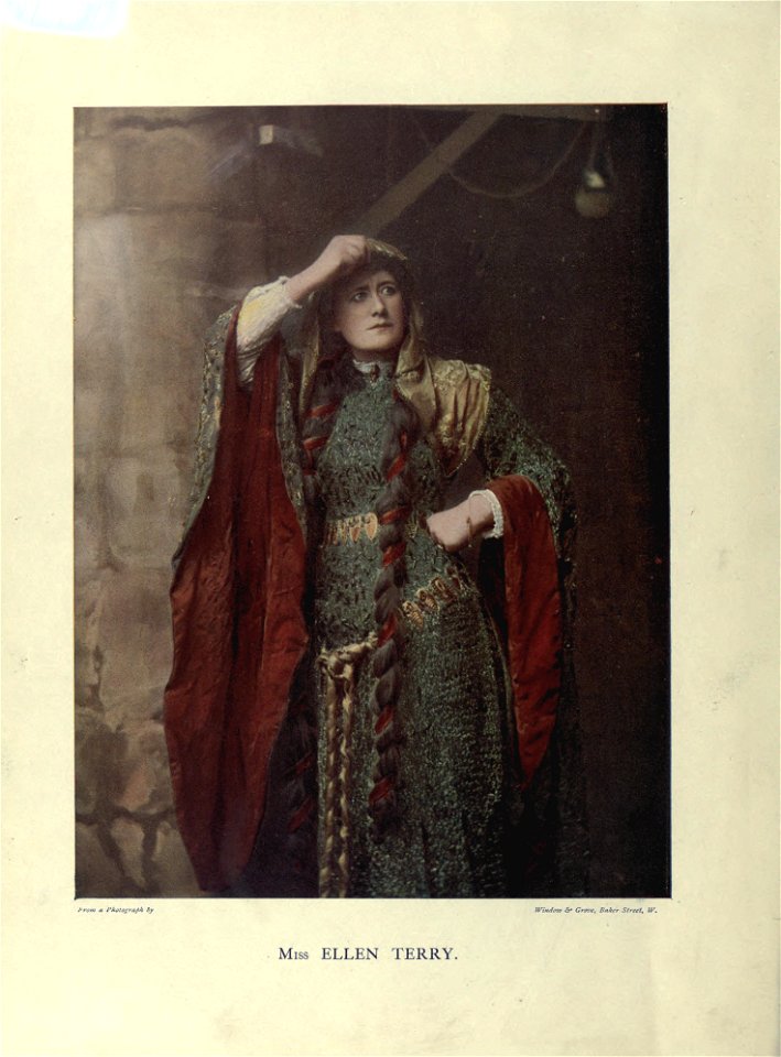 Ellen Terry as Lady Macbeth. Window & Grove
