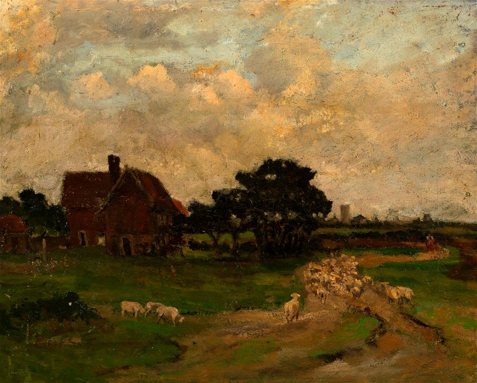 Elizabeth Gabell Smith - Farm on the Common - Sarjeant Gallery