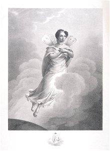 Elizabeth Alexeievna as Psyche by anonim (1826)