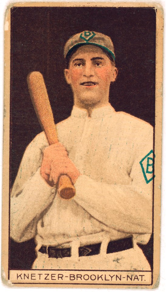 Elmer Knetzer, Brooklyn Dodgers, baseball card portrait LCCN2008677446