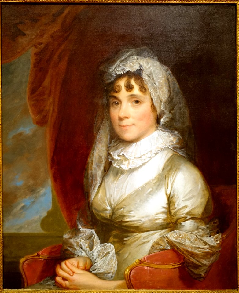 Elizabeth Chipman Gray (Mrs. William Gray) by Gilbert Stuart, c. 1800, oil on canvas - Peabody Essex Museum - DSC06984