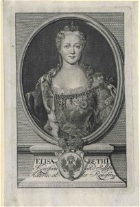 Elizabeth of Russia - engraving 05