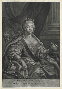 Elizabeth of Russia - engraving 07