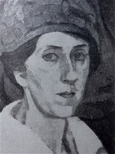 Elsa Nilsson självporträtt