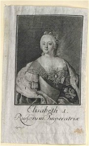 Elizabeth of Russia - engraving 10