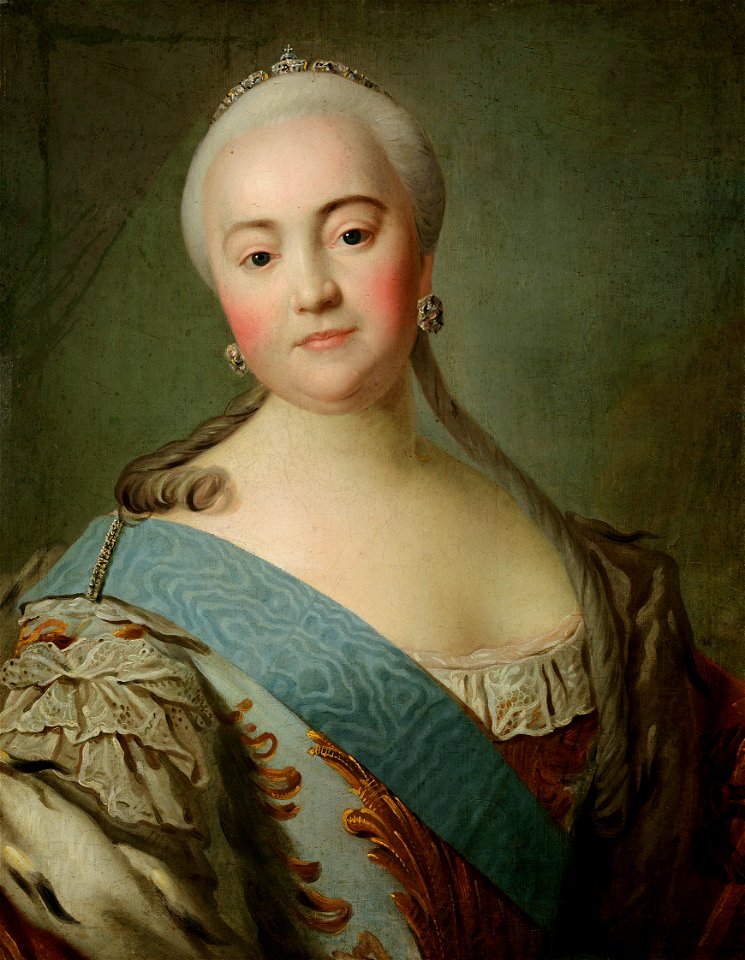 Elizabeth of Russia by anonymous (18th c., Tretyakov gallery)