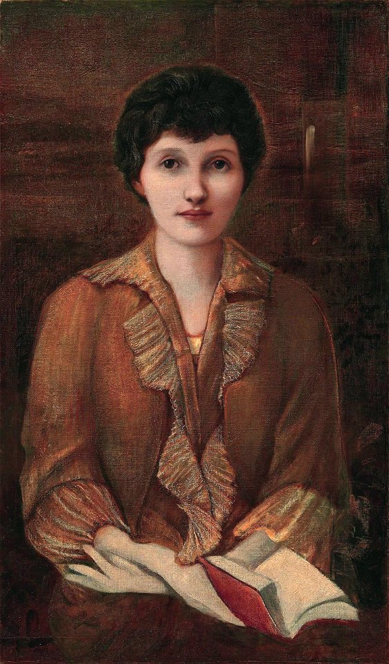 Elizabeth Lewis, by Edward Coley Burne-Jones