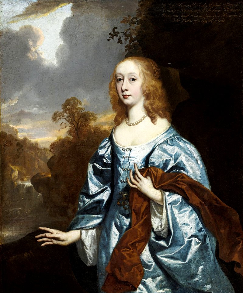 Elizabeth Murray (1626–1698), by Peter Lely