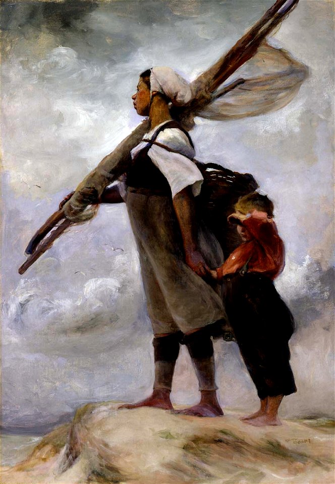 Elizabeth Nourse - Fisher Girl of Picardy - Smithsonian American Art Museum