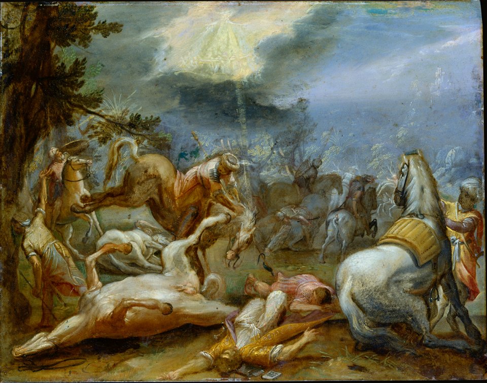 Adam Elsheimer - Die Bekehrung des Paulus
