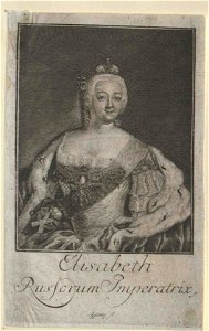 Elizabeth of Russia - engraving 03