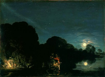 Adam Elsheimer The Flight into Egypt