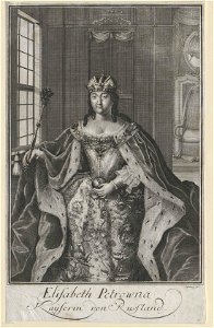 Elizabeth of Russia - engraving 13