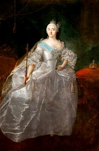 Elizabeth of Russia by anonymous, Caravaque type (18th c., GIM)
