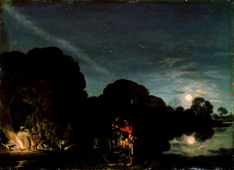 Adam Elsheimer - Die Flucht nach Ägypten (Alte Pinakothek)