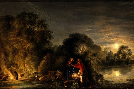 Adam Elsheimer - Die Flucht nach Ägypten (Schloss Weißenstein)