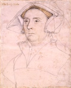 Elizabeth, Lady Rich by Hans Holbein the Younger. Free illustration for personal and commercial use.