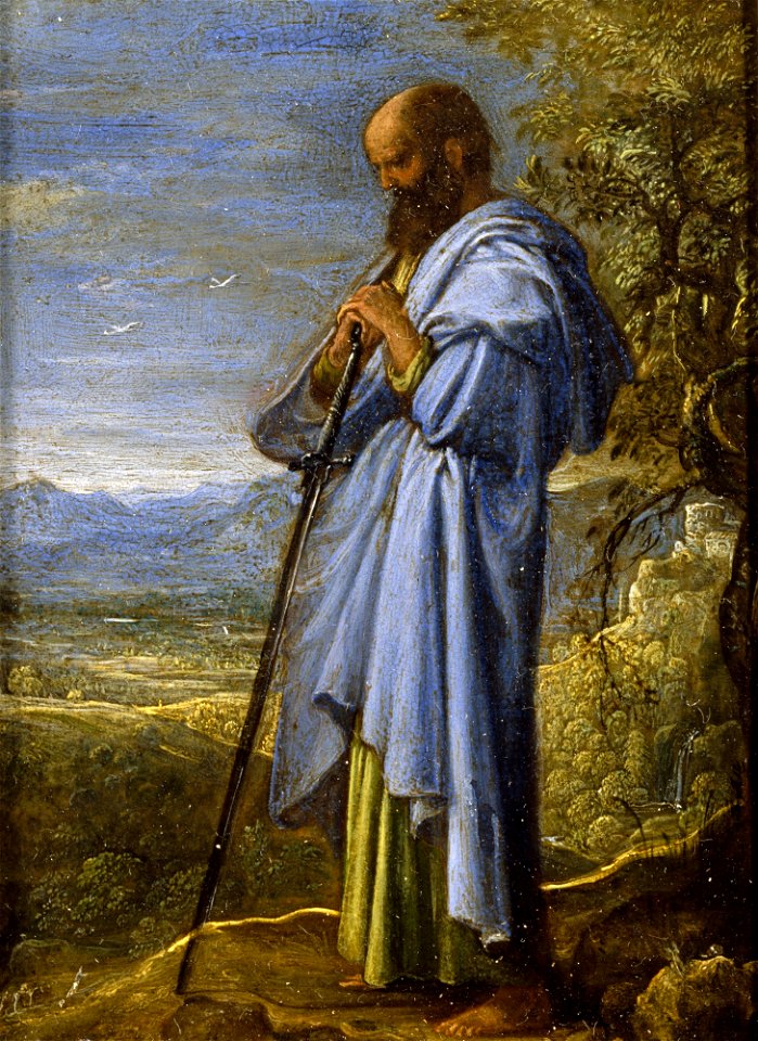 Adam Elsheimer - Saint Paul. Free illustration for personal and commercial use.