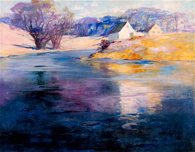 Elizabeth Wentworth Roberts - The River at Concord - P11n5 - Isabella Stewart Gardner Museum