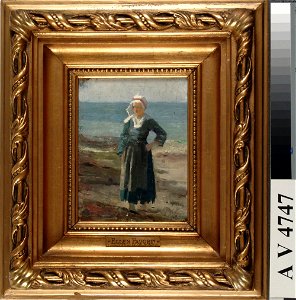 Ellen Favorin - Woman on the Beach - A V 4747 - Finnish National Gallery