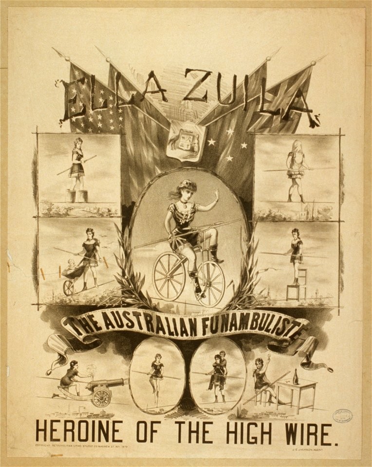 Ella Zuila, the Australian funambuliste LCCN2014637449