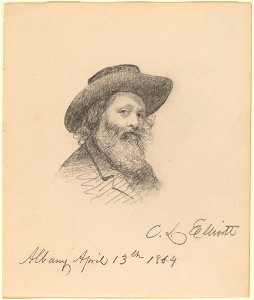 Charles Loring Elliott - Portrait of the Artist Asa W. Twitchell (1864)