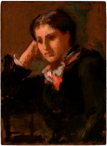 Ellen Day Hale - Charlotte Perkins Stetson Gilman - NPG.83.162 - National Portrait Gallery