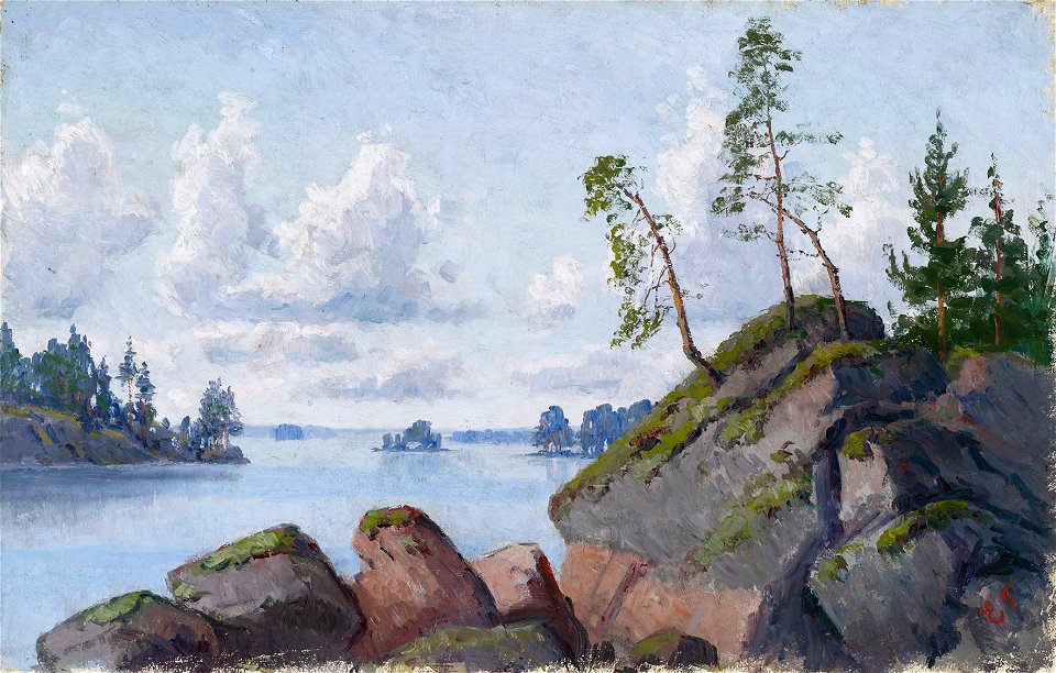 Ellen Favorin - Rantamaisema - A-2011-403 - Finnish National Gallery