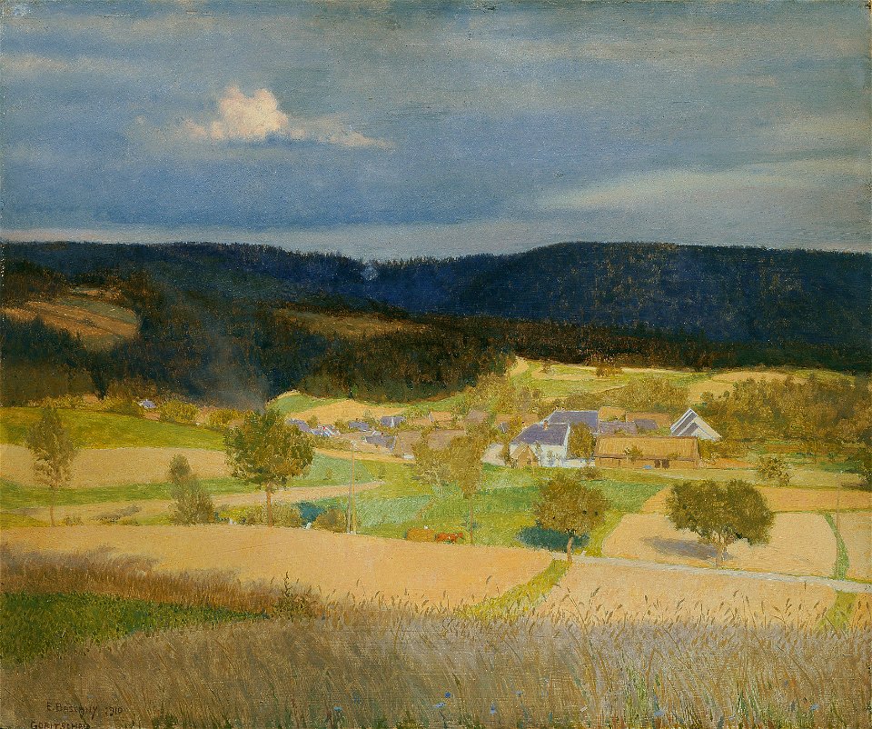 Emanuel Baschny - Dorf in der Sonne - 1212 - Österreichische Galerie Belvedere