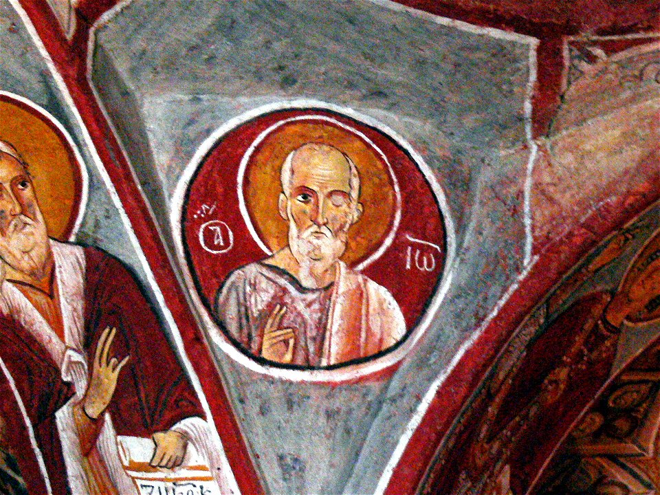 Elmali - Fresco Evangelist Johannes