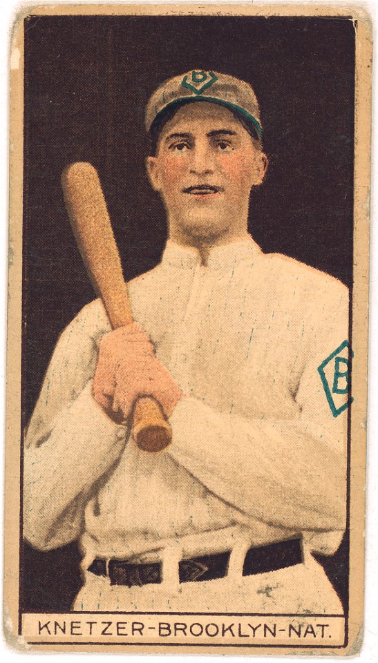 Elmer Knetzer, Brooklyn Dodgers, baseball card portrait LCCN2008677446