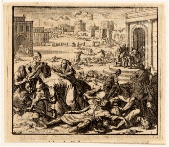 Ellende onder de bewoners van Jeruzalem, objectnr A 47894