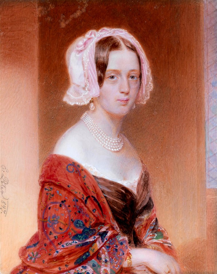 Emanuel Thomas Peter Frauenbildnis 1847