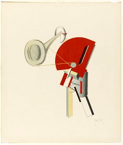Elocutionist (Lissitzky). Free illustration for personal and commercial use.