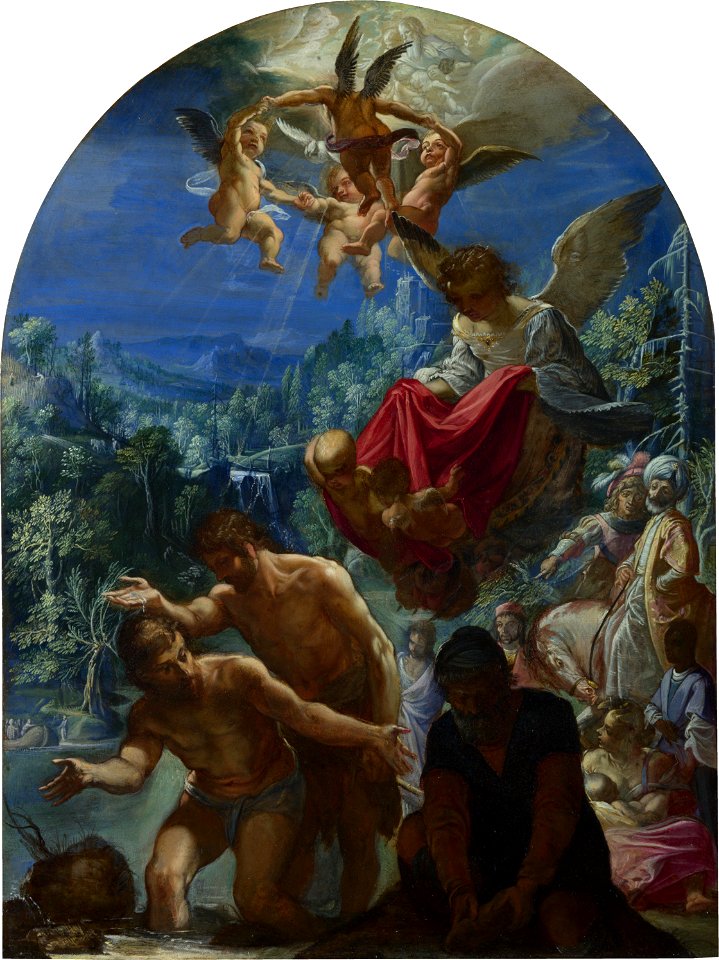 Adam Elsheimer - Die Taufe Christi
