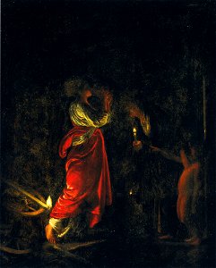Adam Elsheimer - Die Verspottung der Ceres (Milwaukee). Free illustration for personal and commercial use.
