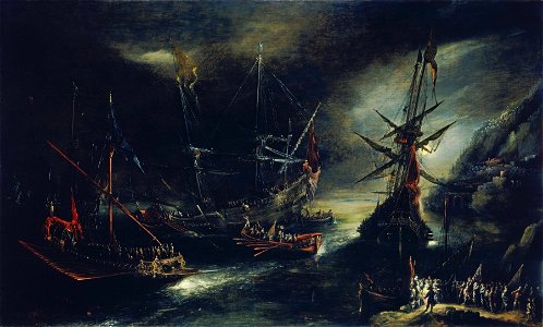Embarkation of Spanish Troops RMG BHC0745