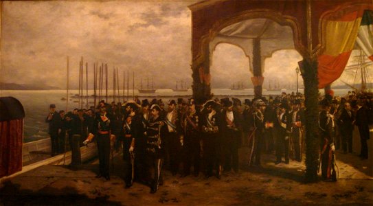 EmbarqueDeAmadeoIDeSaboyaHaciaEspaña
